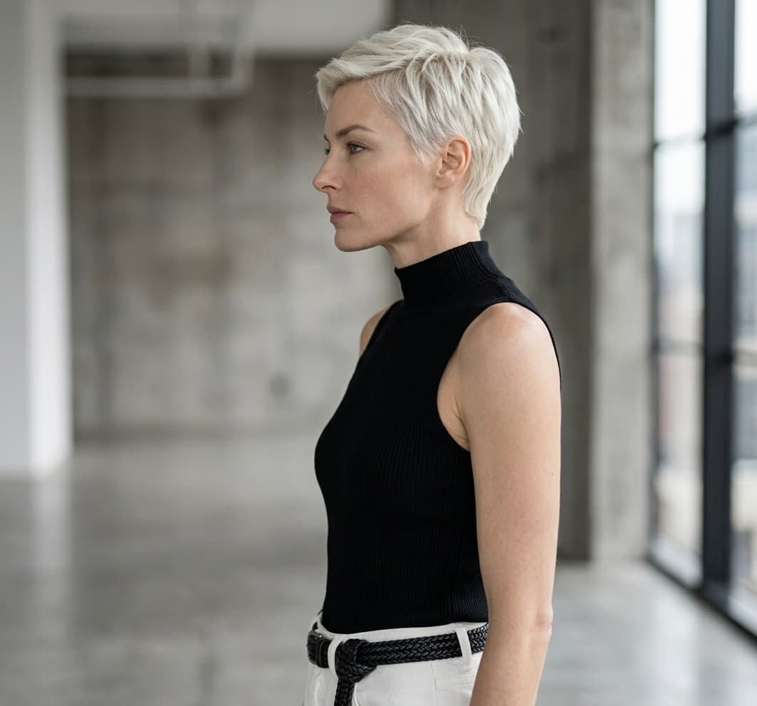 Nora Keld sul set di Intervista Esclusiva